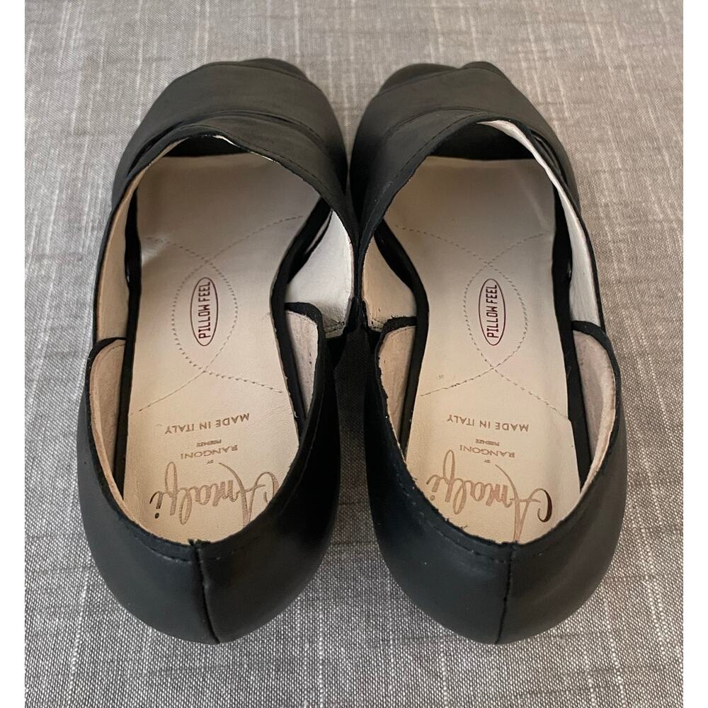 Newt Amalfi by Rangoni Dublino Womens Size 7 Black Heel Sandals - Picture 8 of 12